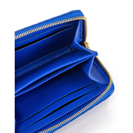 LOUIS VUITTON Zippy Coin Geldbörse mit Hängeschloss Portemonnaie Crocodilleder blau. Sehr guter Zustand.