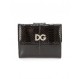 DOLCE & GABBANA Mini Portemonnaie Python Schlangenleder & Strasssteine schwarz. Sehr guter Zustand.