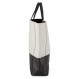 CÉLINE Cabas Shopper Tasche Leder & Filz schwarz grau. Pre-owned Secondhand Luxurylove