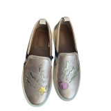 Leather slippers