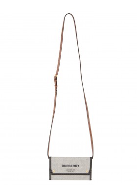 BURBERRY Horseferry Wallet on chain / Phone Case Crossbody Bag