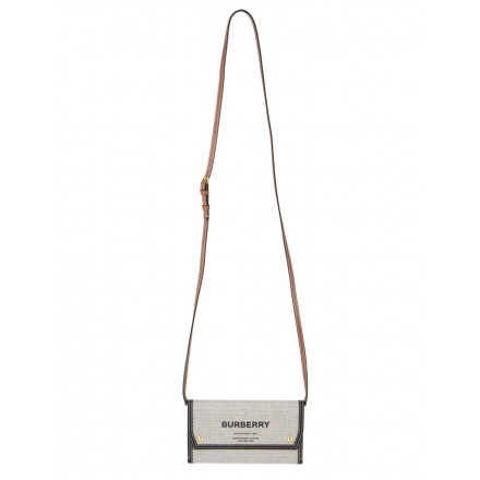 BURBERRY Horseferry Wallet on chain / Phone Case Crossbody Bag