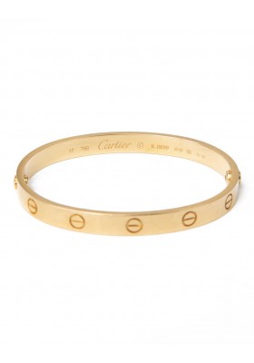 CARTIER Love Armband 18 Karat Gold. Pre-owned Secondhand Luxurylove