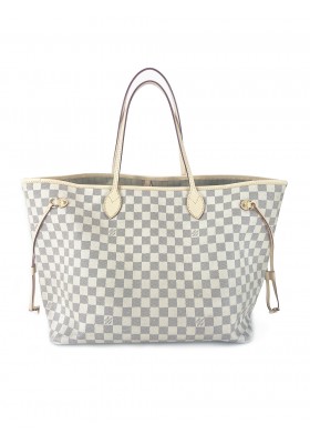 LOUIS VUITTON Neverfull GM Damier Azur Pre-owned Secondhand Luxurylove