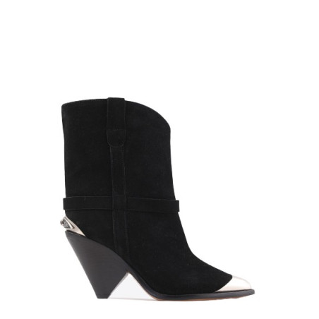 ISABEL MARANT Lamzy Boots schwarz Gr. 37 Pre-owned Designer Secondhand Luxurylove