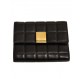 CHANEL Chocolate Bar Wallet Leder schwarz 