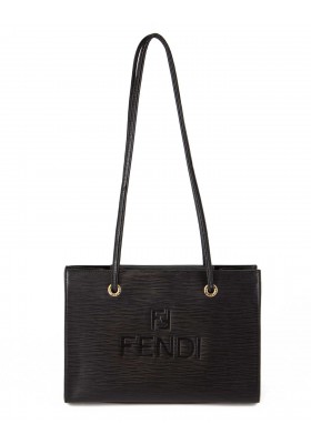 FENDI Shopping Tote Epi Leder schwarz Pre-owned Secondhand Luxurylove