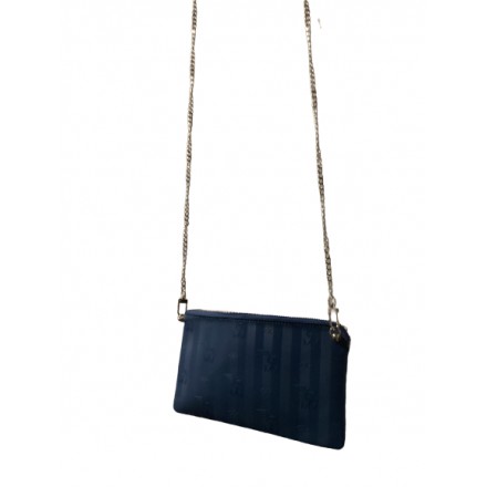 MAISON MOLLERUS Crossbody Bag blau. Pre-owned Designer Secondhand Luxurylove.
