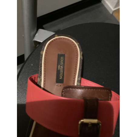 LOUIS VUITTON Monogram Sandalen Gr. 38