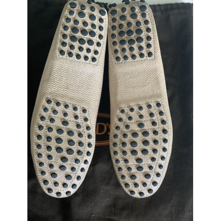 TOD`S Gommino chipboard- sparkle pink - Pre-loved Designer Second Hand | LUXURYLOVE