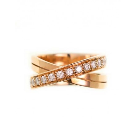 CARTIER Etincelle de CARTIER Ring. 750 Rosegold mit Diamanten Pre-owned Designer Secondhand Luxurylove