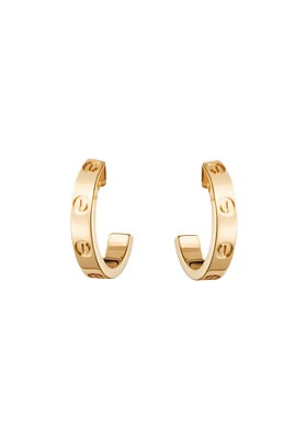 CARTIER Love earrings 750 Gelb gold. Pre-owned Secondhand Luxurylove