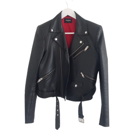 THE KOOPLES Biker leather jacket - NEW - Pre-loved Designer Second Hand | LUXURYLOVE