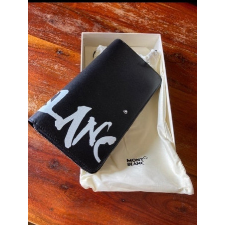 MONTBLANC Sartorial Calligraphy Zip Around wallet - NEW - Pre-loved Designer Second Hand | LUXURYLOVE