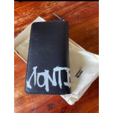 Sartorial Calligraphy Zip Around wallet - NEW