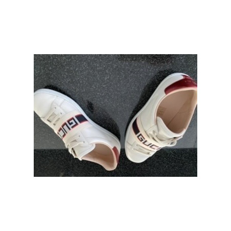 GUCCI Sneaker Weiss Gr. 37. Pre-owned Designer Secondhand Luxurylove.