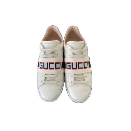 GUCCI Sneaker Weiss Gr. 37. Pre-owned Designer Secondhand Luxurylove.