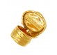 YVES SAINT LAURENT Arty Turqouise Ring Gr. 56 Pre-owned Designer Secondhand Luxurylove