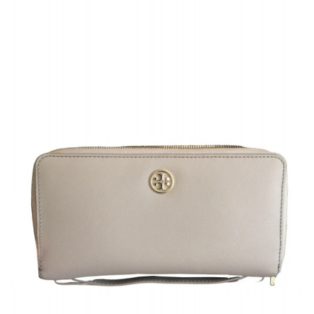 TORY BURCH Clutch beige. Pre-owned Designer Secondhand Luxurylove.