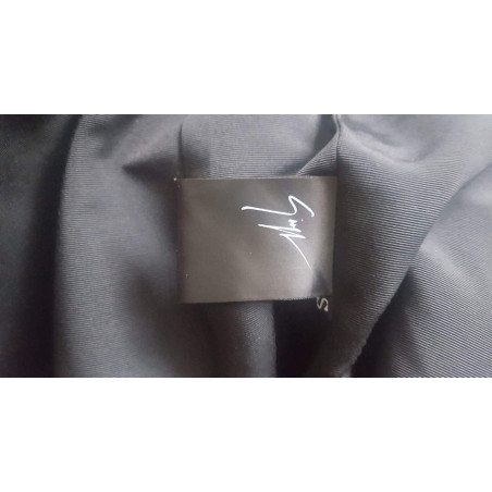 GIUSEPPE ZANOTTI Amelia Jacke Samt schwarz S Pre-owned Designer Secondhand Luxurylove