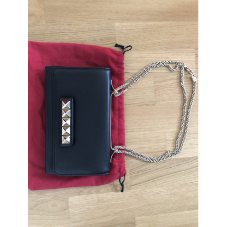 VALENTINO GARAVANI Rockstud Tasche schwarz Pre-owned Designer Secondhand Luxurylove