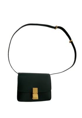 CÉLINE Classic Box Bag small Amazon green Pre-owned Designer Secondhand Luxurylove