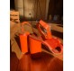 ETRO Sandalette Wildleder orange 39.5 NEU Pre-owned Designer Secondhand Luxurylove