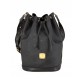 MCM Bucket Bag Visetos Beuteltasche schwarz Pre-owned Designer Secondhand Luxurylove