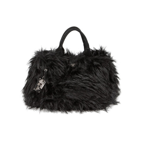 PRADA Faux fur & suede bag - Pre-loved Designer Second Hand | LUXURYLOVE