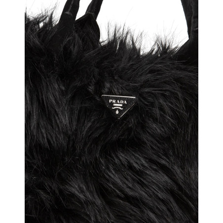 PRADA Faux fur & suede bag - Pre-loved Designer Second Hand | LUXURYLOVE