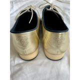Canvas brogues lace-up shoes - NEW