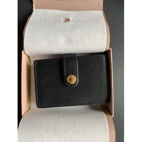 MIU MIU Kartenetui schwarz Pre-owned Designer Secondhand Luxurylove.