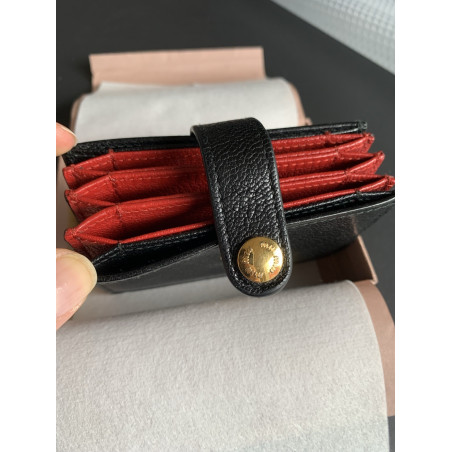 MIU MIU Kartenetui schwarz Pre-owned Designer Secondhand Luxurylove.
