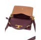 TOD`S T Timeless Tasche camel & brodeaux Pre-owned Designer Secondhand Luxurylove