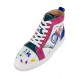 CHRISTIAN LOUBOUTIN Love High Top Sneakers multicolor 40 Pre-owned Designer Secondhand Luxurylove