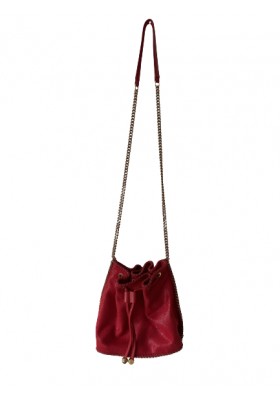 Stella McCartney Falabella Bucket Bag rot. Pre-owned Designer Secondhand Luxurylove