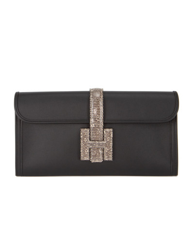 HERMÈS Jige H 29 Clutch Lizard - NEW - Pre-loved Designer Second Hand | LUXURYLOVE