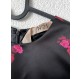 N°21 Kleid Blumenprint schwarz pink 40 Pre-owned Designer Secondhand Luxurylove