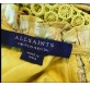 ALL SAINTS Maxi Dress Spitze gelb 36 NEU Pre-owned Designer Secondhand Luxurylove