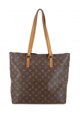 LOUIS VUITTON Cabas Mezzo MM Monogram Shopper Bag Pre-owned Designer Secondhand Luxurylove