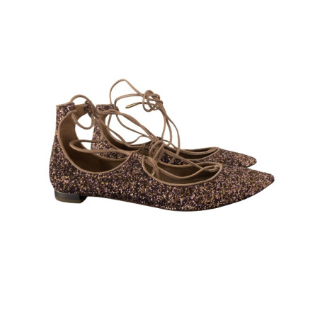 AQUAZZURA Christy Flats ballerinas - Pre-loved Designer Second Hand | LUXURYLOVE