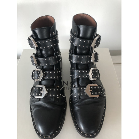 GIVENCHY Ankle Boots schwarz 38 Pre-owned Designer Secondhand Luxurylove