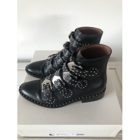 GIVENCHY Ankle Boots schwarz 38 Pre-owned Designer Secondhand Luxurylove
