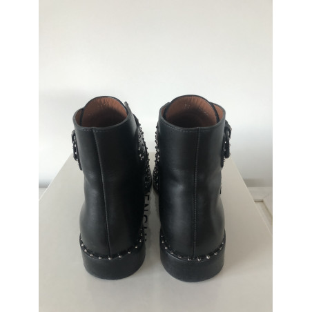 GIVENCHY Ankle Boots schwarz 38 Pre-owned Designer Secondhand Luxurylove