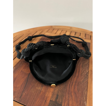 CHRISTIAN DIOR Vintage velvet bag. Pre-owned Designer Secondhand Luxurylove