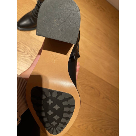 VALENTINO GARAVANI Combat Boots Gr. 39 Pre-owned Designer Secondhand Luxurylove