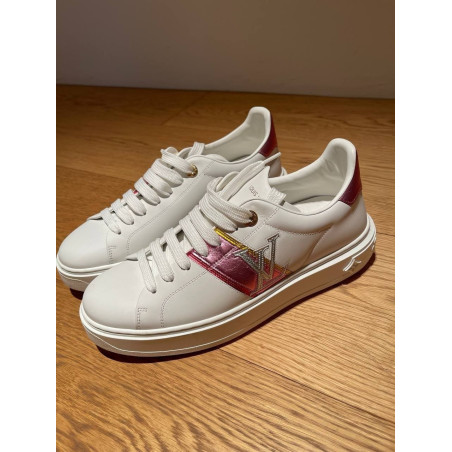 LOUIS VUITTON Sneaker Weiss Pink 39 Pre-owned Designer Secondhand Luxurylove. 