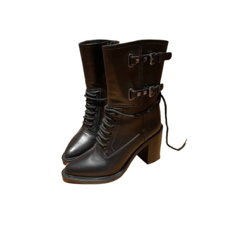 VALENTINO GARAVANI Combat Boots Gr. 39 Pre-owned Designer Secondhand Luxurylove