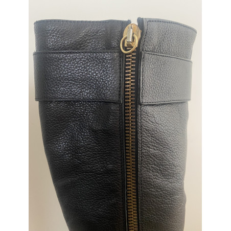 JUICY COUTURE Stiefel Leder schwarz 40 Pre-owned Designer Secondhand Luxurylove