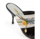 PRADA Sandalette Flower 39.5 Pre-owned Designer Secondhand Luxurylove